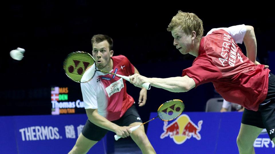 Ganda putra andalan Denmark, Kim Astrup/Anders Skaarup Rasmussen. - INDOSPORT